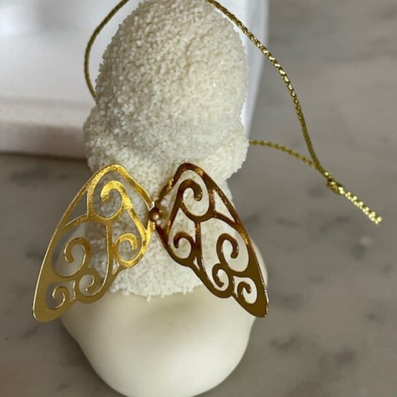 DEPARTMENT 56 Snowbabies Angelic Wishes Sitting Figurine Ornament IOB Vintage - Picture 8 of 16